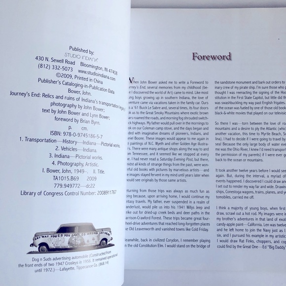 JOURNEY’S END Indiana’s Transportation Legacy NEW Coffe Table Book - Picture 9 of 15